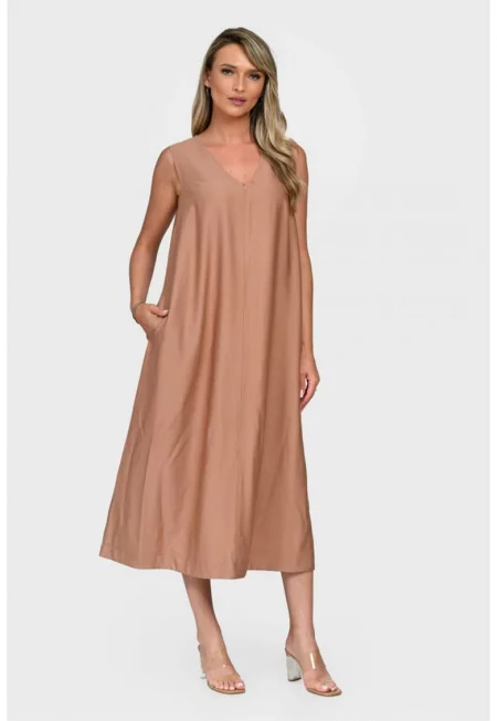 Дамска Рокля -  V-образно деколте V323