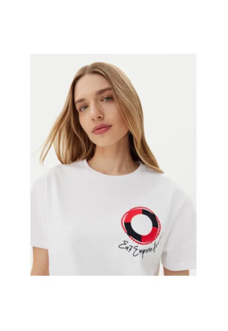 Дамска тениска  Emporio Armani - 7W000491 AF12957 - Памук - Бял - Бял