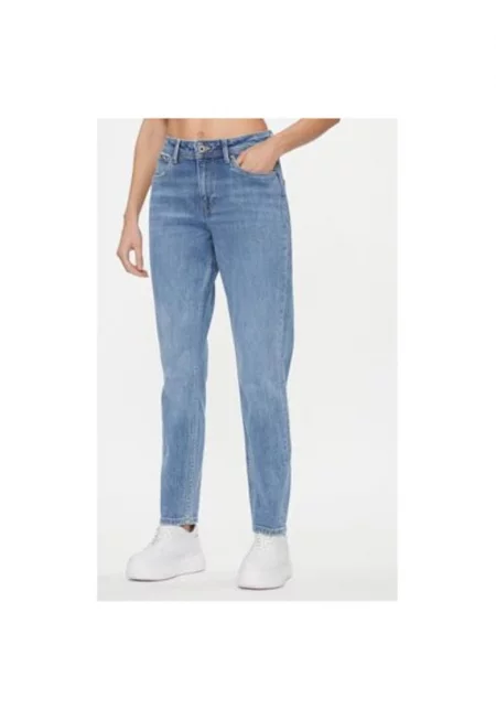 Дамски дънки -  303438258 - Памук - 47879 - Син