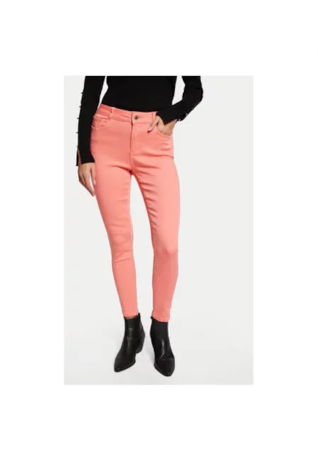 Дамски дънки -  303918699 - Вискоза/Памук/Полиестер - Многоцветни