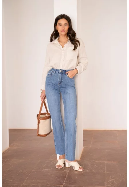 Дамски дънки Maddie Straight  светло сини JD404A-1 16708