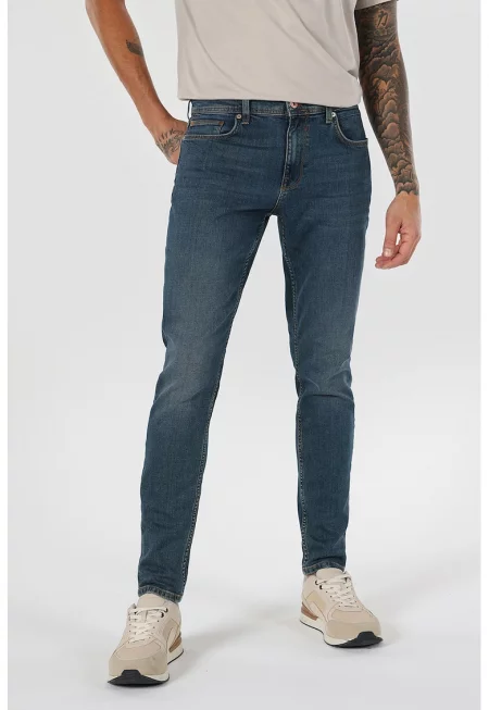 Дънки по тялото - Тъмносин