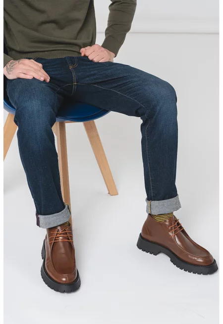 Дънки с прав крачол - Тъмносин