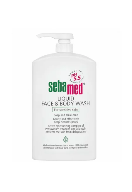 Дерматологичен разтвор  Почистване лице/тяло - 1000 мл