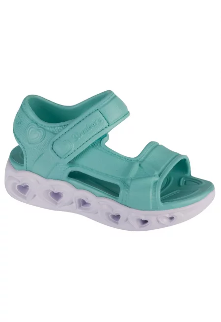Детски сандали  Heart Lights Sandal - Always Flashy 308045 - Ментово зелено