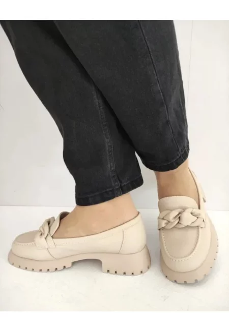 Ежедневни дамски обувки  140001A 03-N Бежови - Бежови