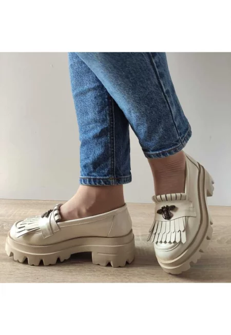 Ежедневни дамски обувки  2011-5 Beige - Бежови