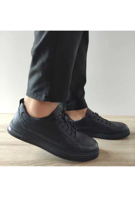 Ежедневни мъжки обувки  Wm2613 Black - черни - Черен