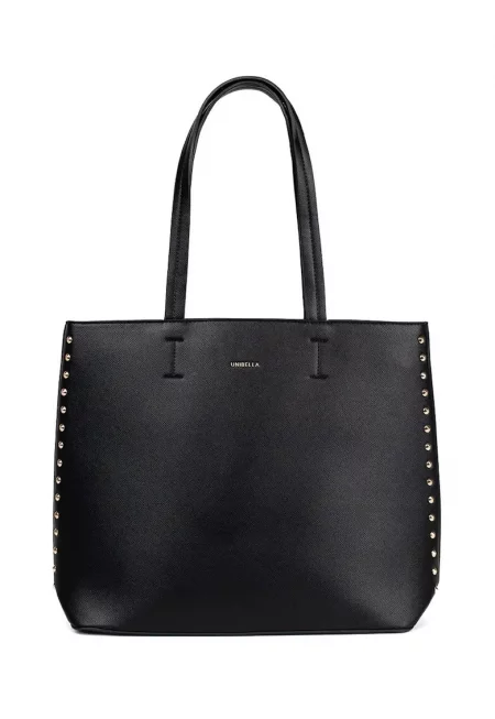 Голяма черна чанта с капси