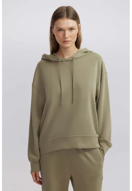 Худи с модал - Бежов