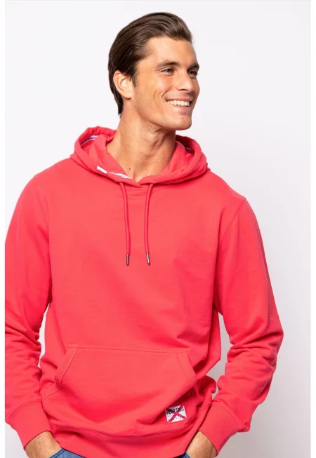 Худи Selby с изчистен дизайн - Корал