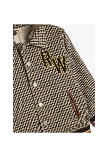 Карирано яке с качулка