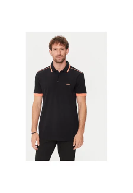 Мъжка тениска -  303677091 - Памук - Черен - Черен