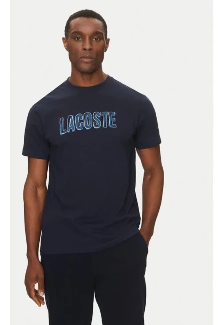 Мъжка тениска -  304997389 - Памук/Полиестер - Синя - Син