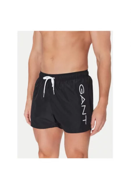 Мъжки бански шорти  920006200 - Рециклиран полиестер - Черен - Черен