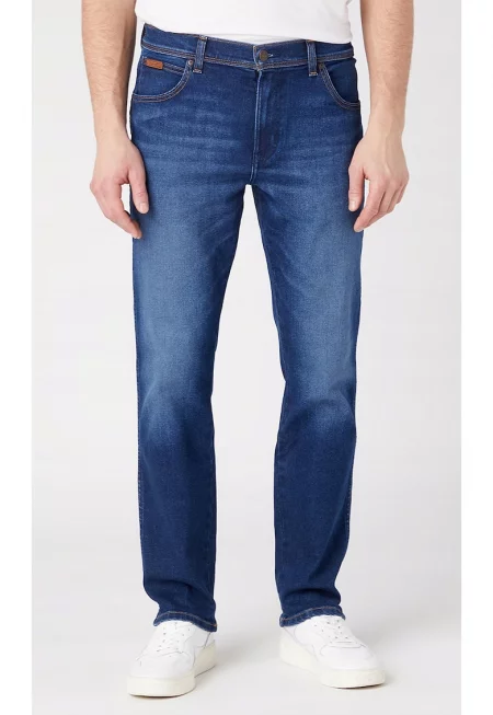 Мъжки дънки  Texas Slim - тъмносини - топла кройка - 79% памук - комплект -