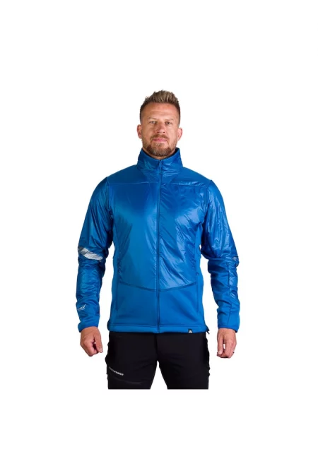 Мъжко хибридно яке с изолация Polartec AlphaDirect Svistovy - Син