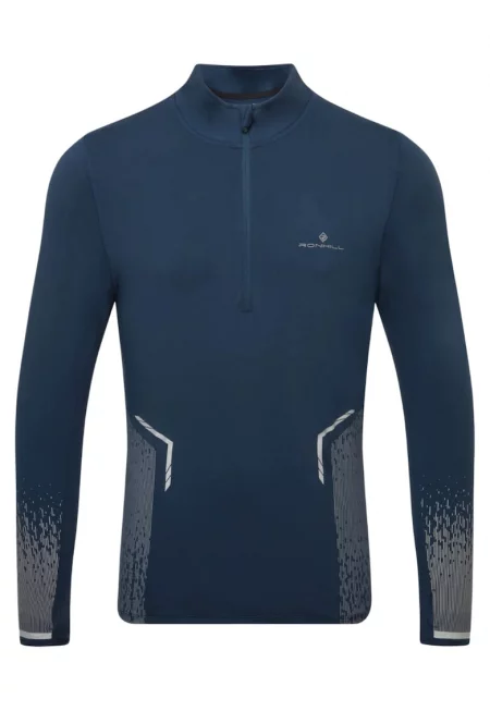 Мъжко яке за бягане  Tech Reflect 1/2 Zip FW 2025 - Син