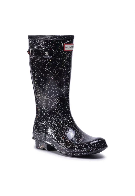 Момичешки ботуши  JFT6075RGT - Синтетика - Черен