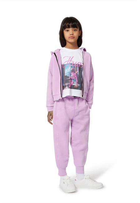 Памучна тениска с лого и фотопринт