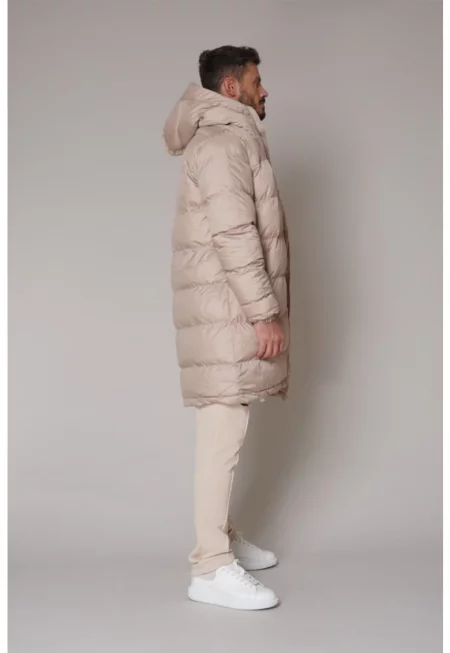 Подлатено зимно яке с качулка