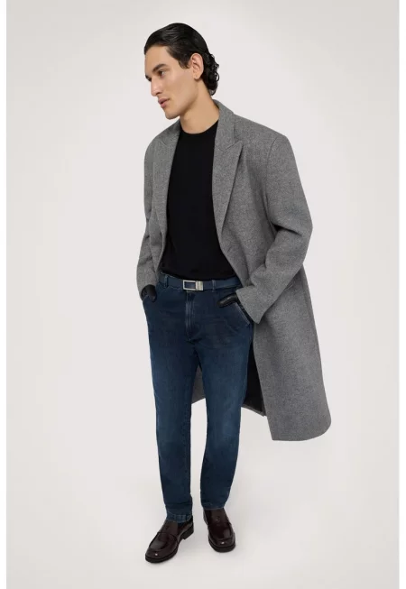 Пуловер от необработена вълна