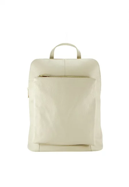 Раница 2 в 1 1441 123 Естествена кожа - Бежов