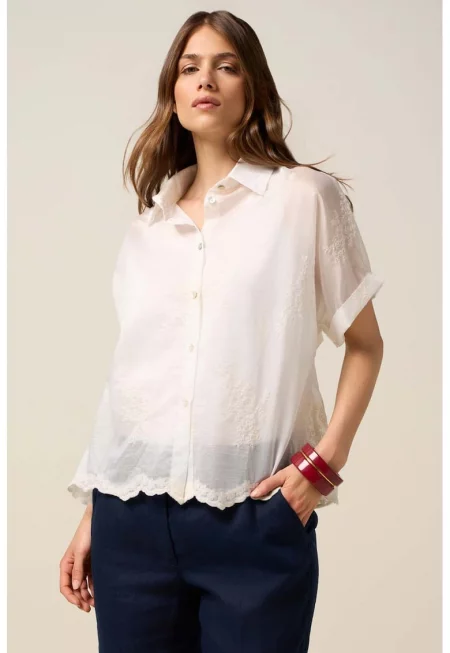 Риза с къси ръкави