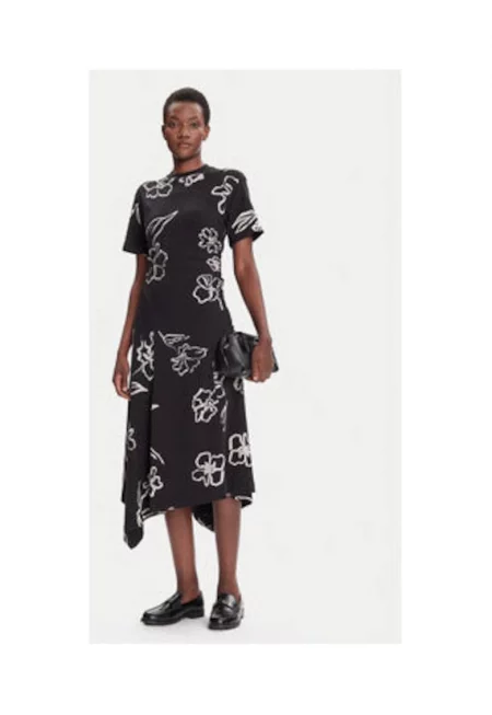 Rochie dama de zi  Calma 25WWVK44 - Черен