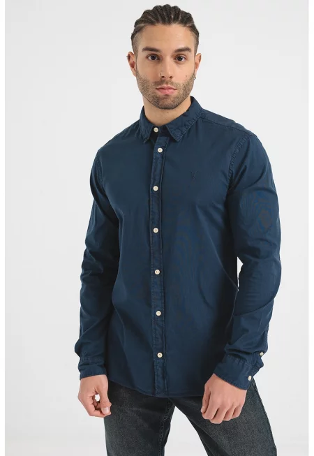 Слим риза Hawthorne - Тъмносин