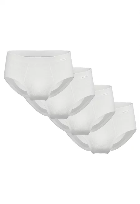 Слипове с памук - 3 чифта - Бял