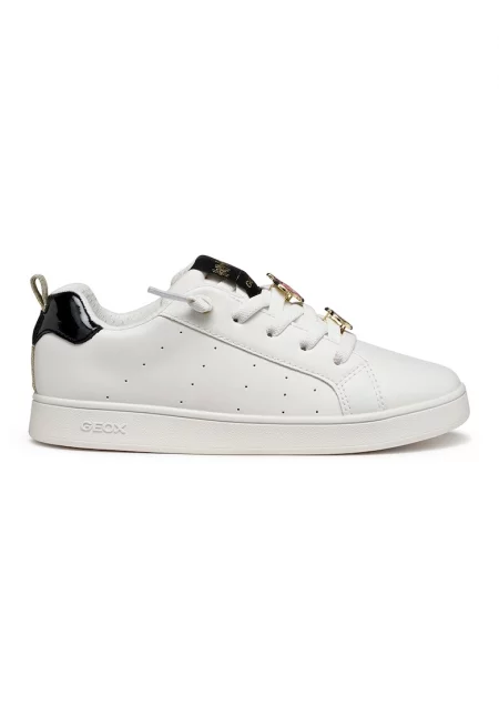 Спортни обувки от еко кожа - Черен/Бял