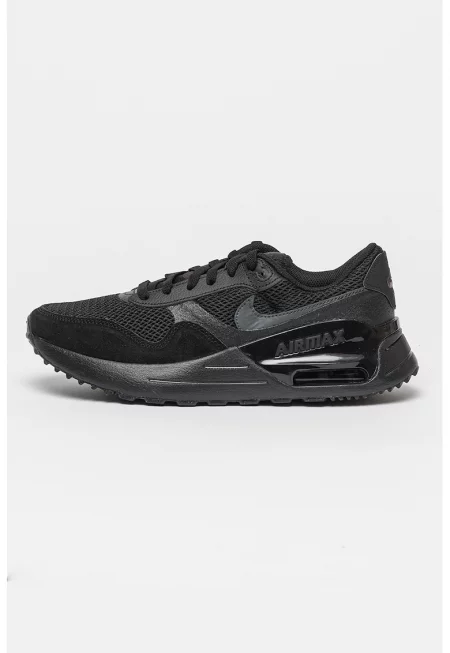 Спортни обувки с велурени детайли Air Max SYSTM - Избелял черен - 10