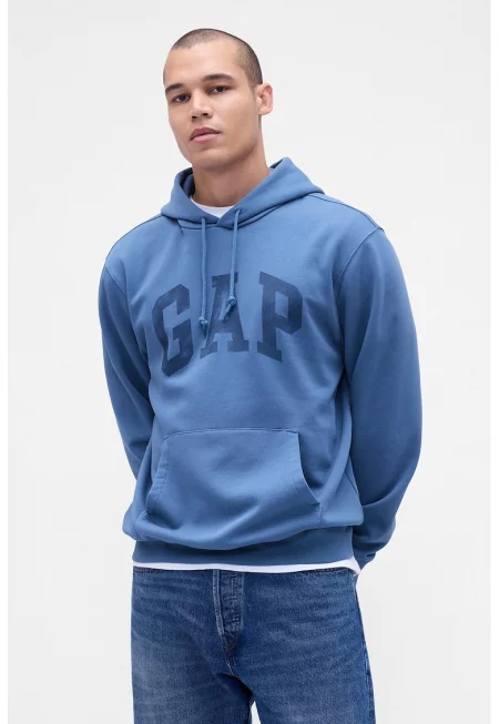 Свободно худи VintageSoft - Петролно синьо