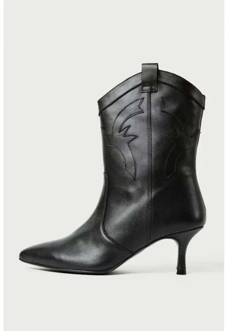 Велурени боти Kaarina - Черен