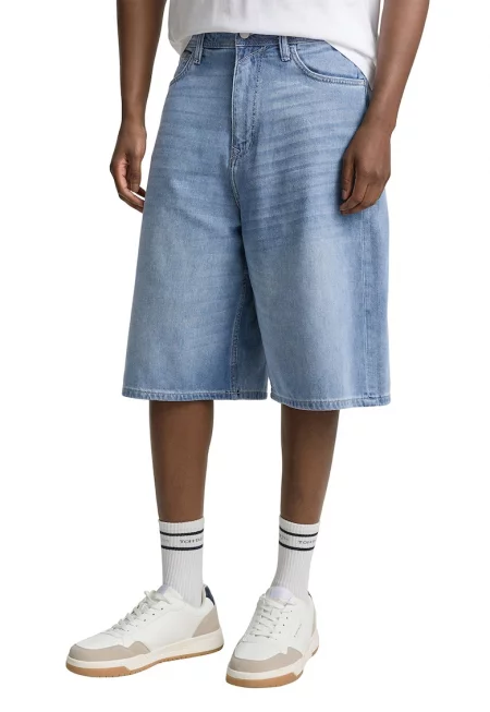 3/4 дънки с ниско дъно - Светлосин