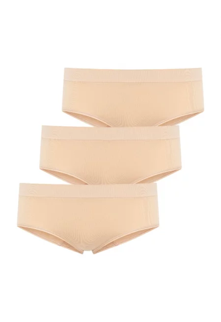 Бикини тип хипстър с ниска талия - 3 чифта