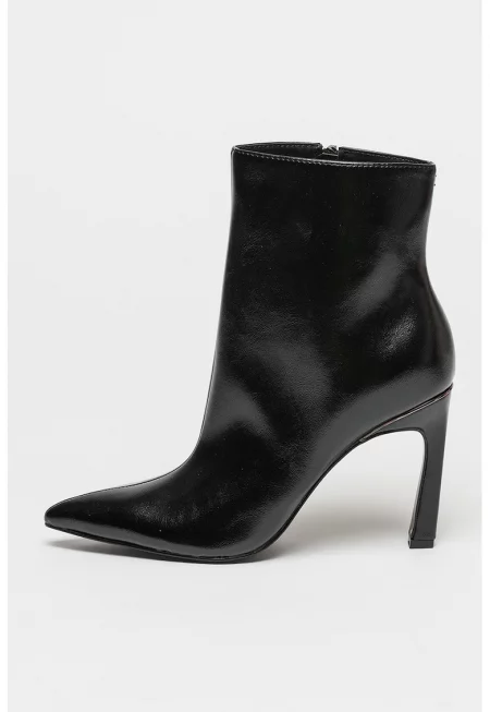 Боти Baey от еко кожа - Черен