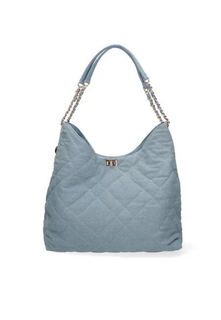 Чанта с дръжка с верижка - Тъмносин