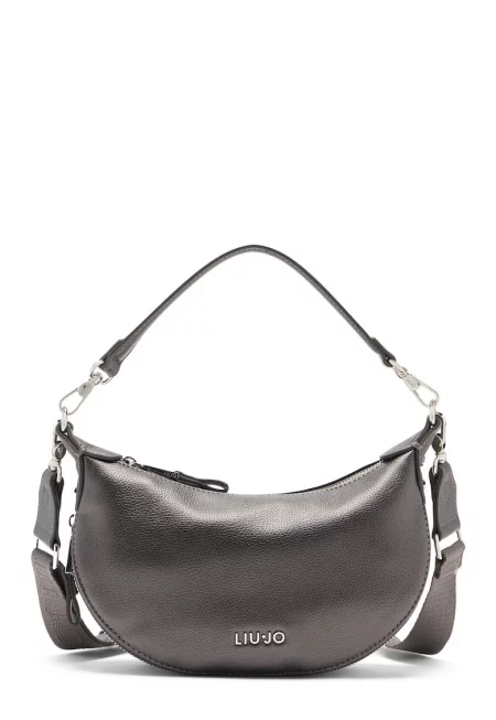 Чанта за рамо с лого - Черен