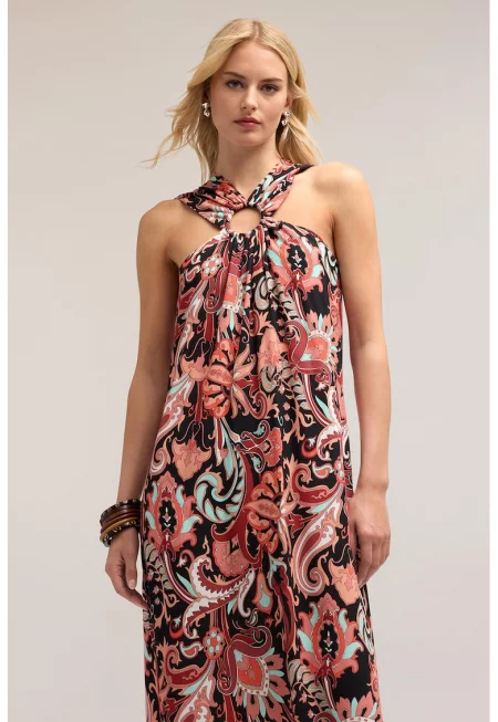 Дълга флорална рокля