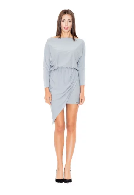 Дамска мини рокля Engrengwain M475 сива