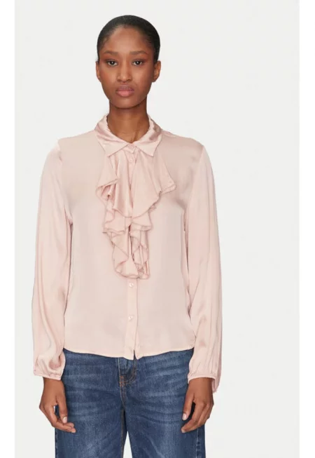 Дамска риза -  304865756 - Вискоза - Розов - Розово