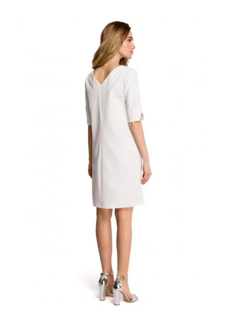 Дамска рокля  С ръкави - Полиестер - Еластан -