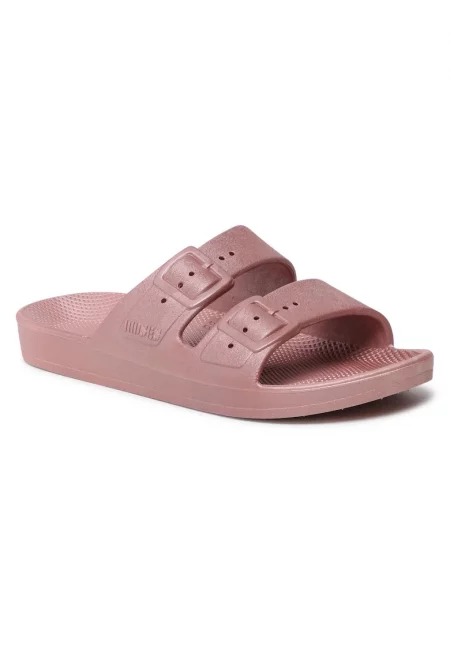 Дамски чехли -  пластмаса - розов -