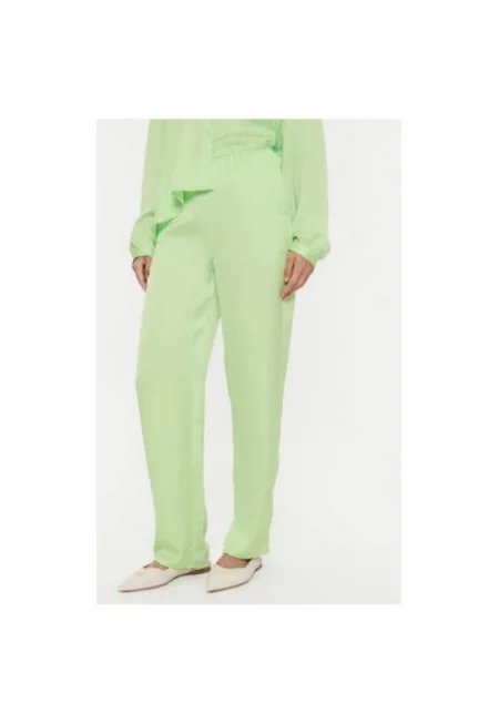 Дамски панталон  303926229 - Ацетат - Зелен