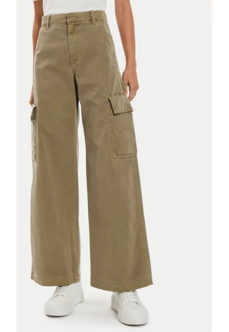 Дамски панталон -  304609053 - Памук - XL INTL - Кафяв