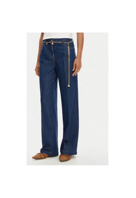 Дамски панталон  P3HUDINCBB - Памук/Лиосел - Тъмносин - Тъмносин