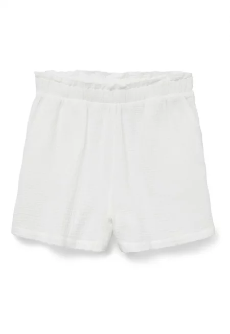 Дамски шорти  10279687 - Памук - Бял - Бял