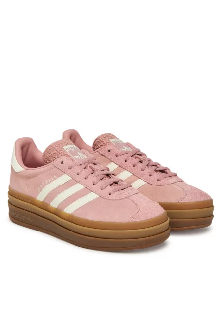 Дамски спортни обувки -  Gazelle Bold - розови - естествена кожа